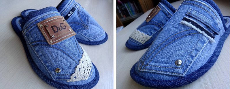 [Светлана Мусатова] [Шитье] Пошив джинсовых тапочек + Комплект выкроек. Размеры 36-46 (2025)