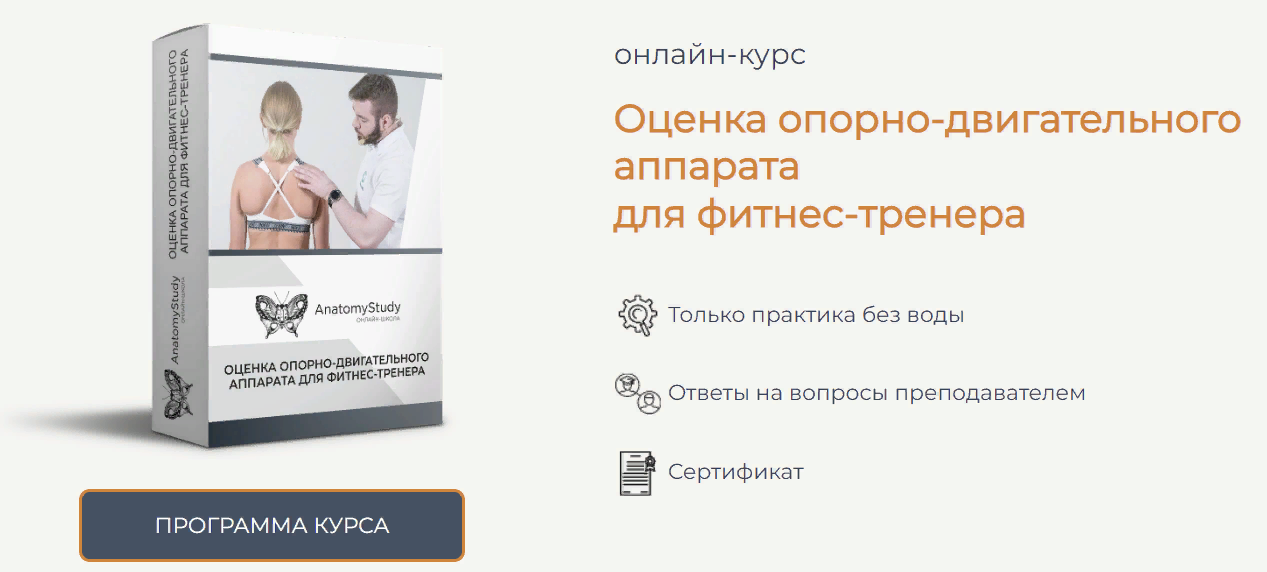 [AnatomyStudy] Андрей Богатырев ― Оценка опорно-двигательного аппарата для фитнес-тренера (2023)