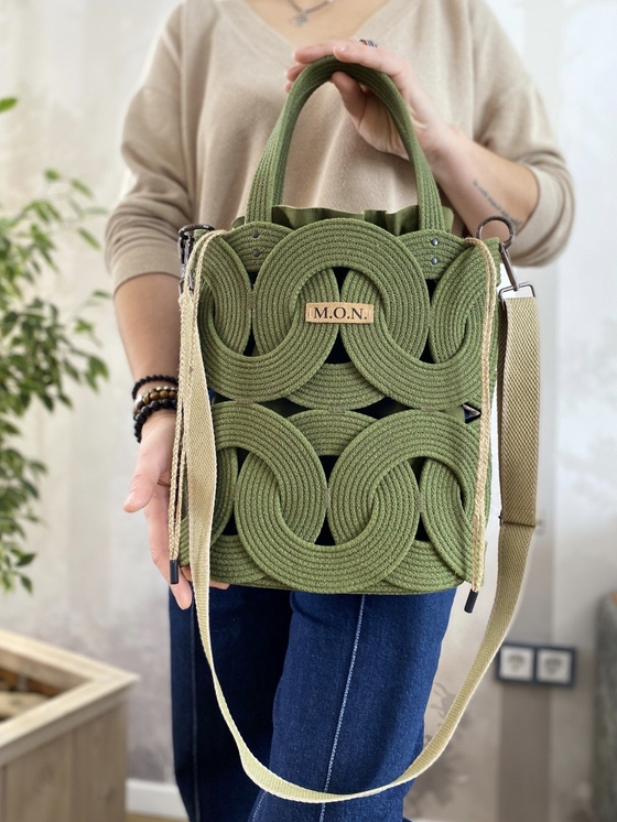 [Оксана Майорова] Сумка из хлопкового шнура (2024)