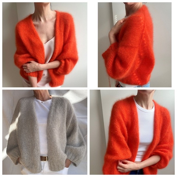 [Вяжи.ру] Tanja Koenigs — Мохеровый кардиган Feiya V (2024)