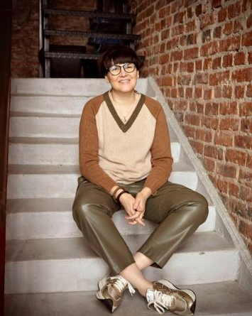 [Ольга Грознецкая] [stepmother.queen] Джемпер Colorblock (2024)