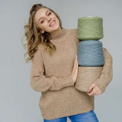 [ДомПряжи.рф] Свитер Японское плечо (2023)