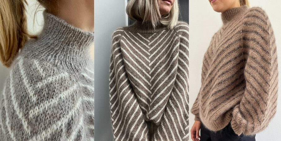 [NORgardknitters] [Вяжи.ру] Стильный пуловер My Herringbone jumper (2023)