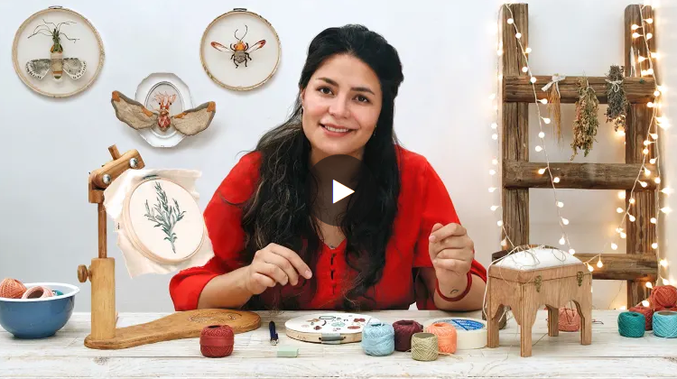 [Gimena Romero] [Domestika] Рисование нитками: техника текстильной иллюстрации (2022)