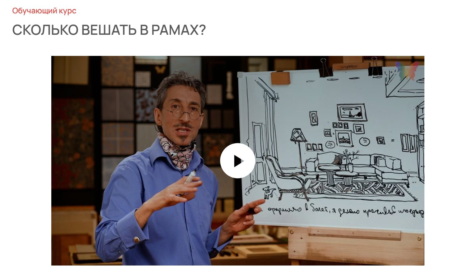 [prostranstvo] Оформление интерьера - Сколько вешать в рамах. (2023)