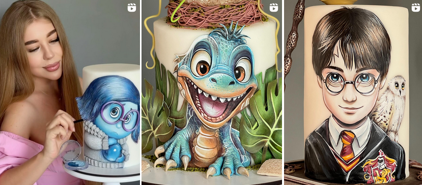 Скачать [Вероника Третьякова] Волшебный мир детских тортов. Уроки декора и росписи (2024)